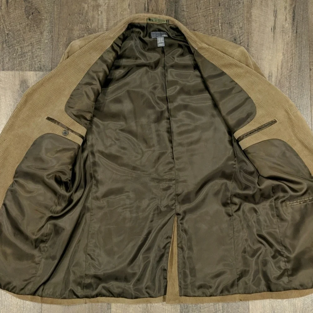 H&M Men's Camel Color Corduroy Blazer Size 41R